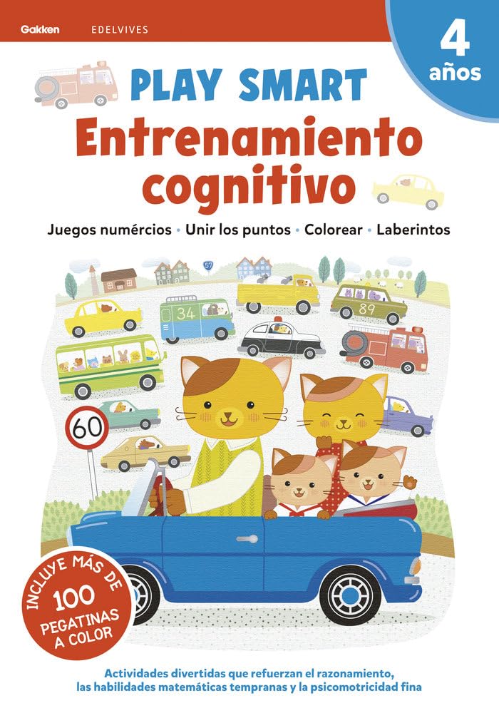Libro: Play Smart : Entrenamiento cognitivo. 4 años