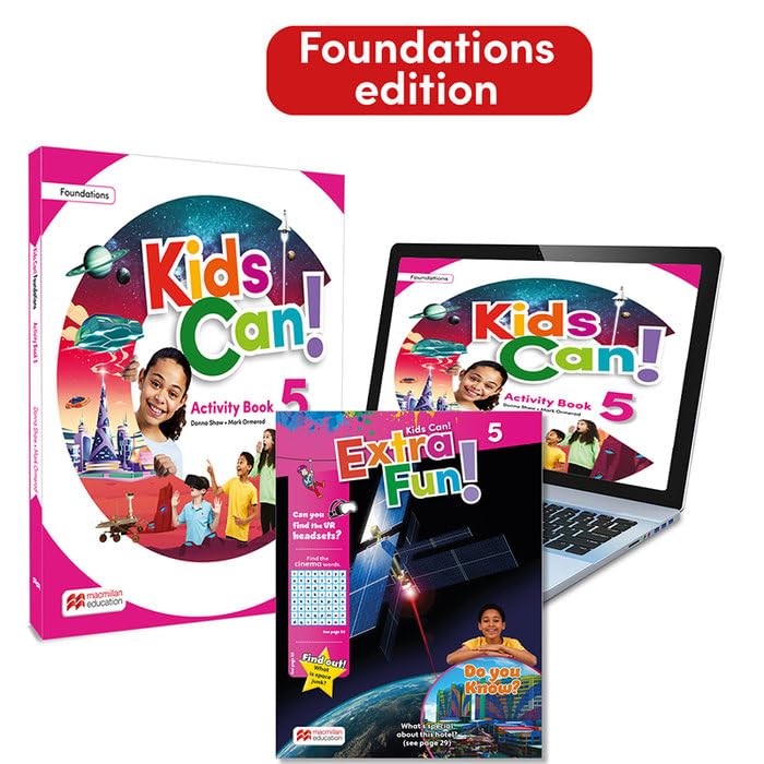 Libro: KIDS CAN! Foundations 5 Activity Book, ExtraFun & Pupil's App: con acceso a la versión digital