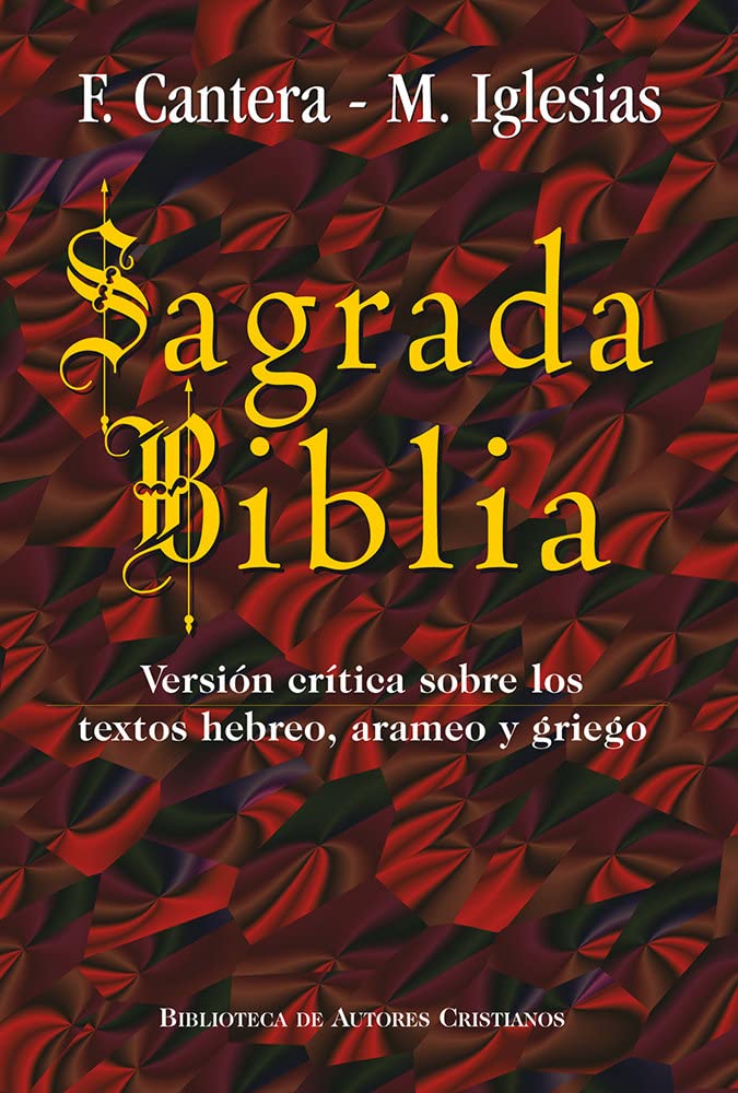Libro: Sagrada Biblia. cantera. Maior 10: Versión crítica sobre los textos hebreo, arameo y griego