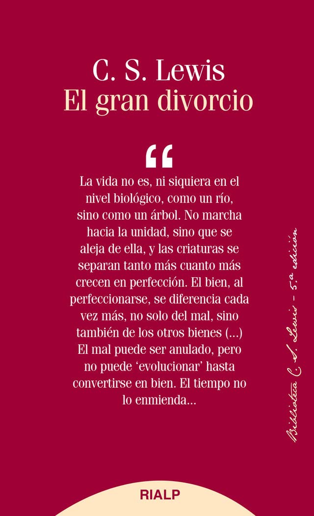 Libro: Gran divorcio, El. (nueva ed.) (Bibilioteca C. S. Lewis)