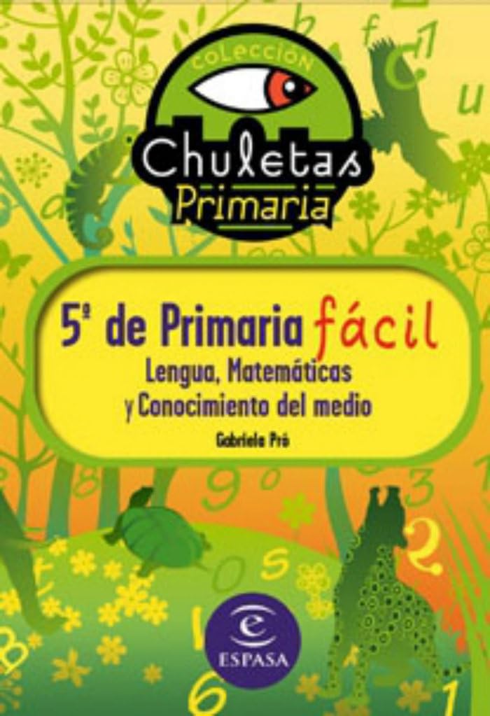 Libro: 5º de Primaria fácil. Libro de Contenidos (Chuletas) - 9788467031249