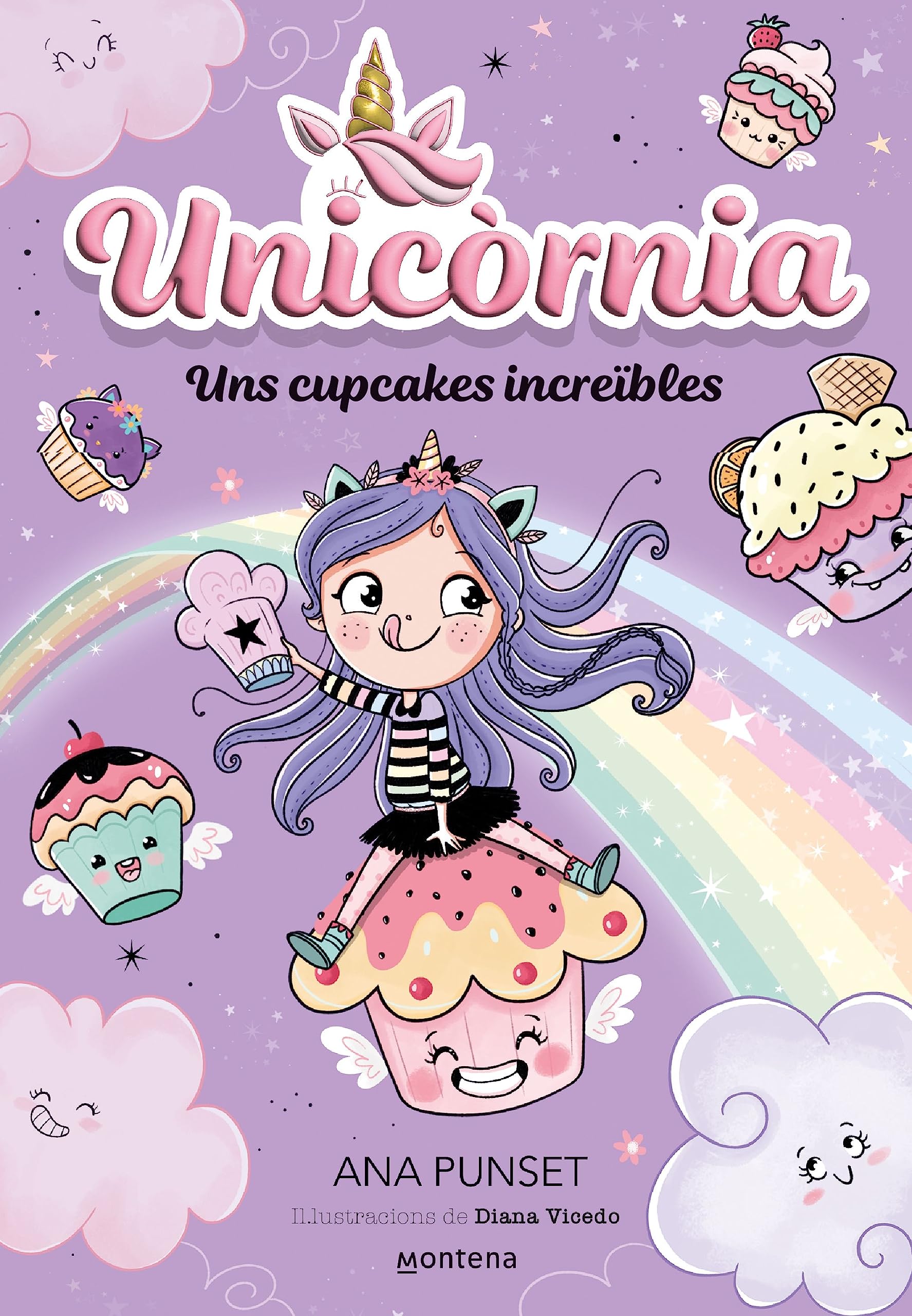 Libro: Unicòrnia 4 - Uns cupcakes increïbles: Un llibre màgic amb purpurina a la coberta! (Univers Unicòrnia)