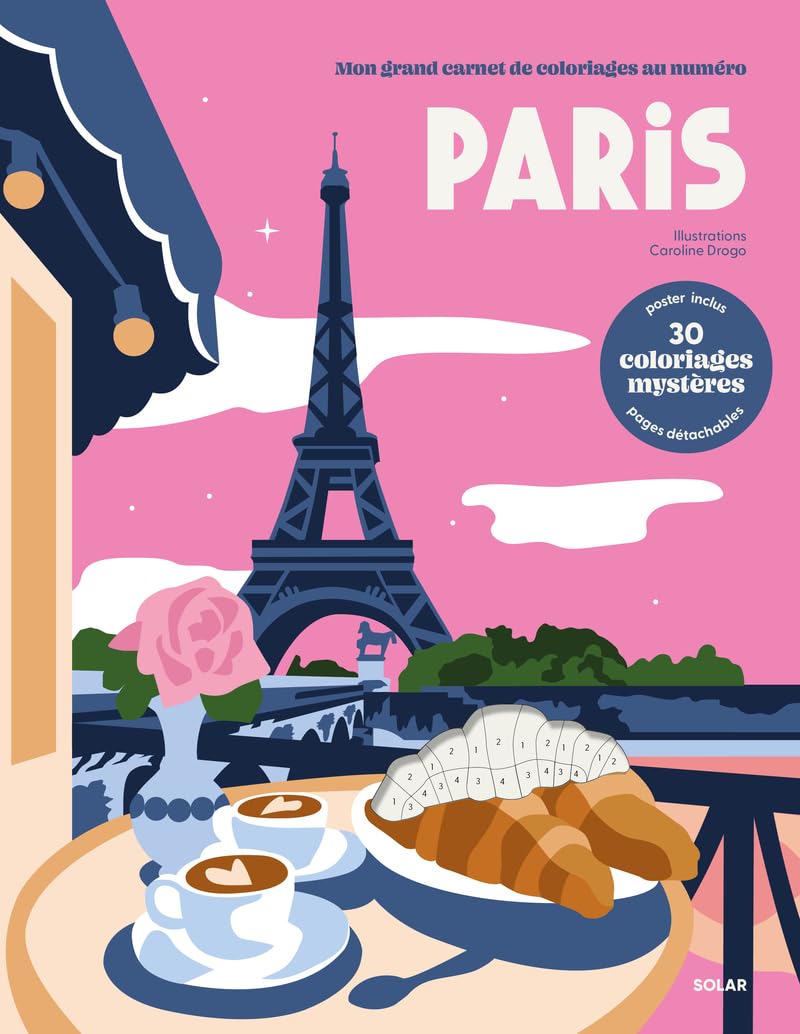 Libro: Paris: 30 coloriages mystères