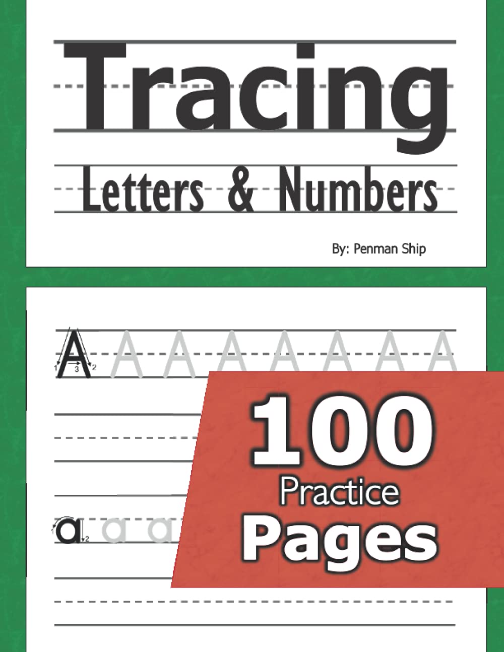 Libro: Tracing Letters and Numbers : 100 Practice Pages: Workbook for Preschool, Kindergarten, and Kids Ages 3-5