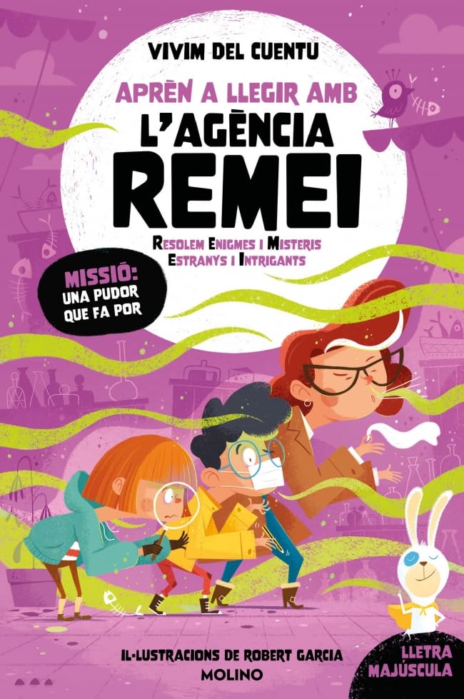 Libro: Missió: una pudor que fa por (Aprèn a llegir amb l'Agència REMEI 5): Amb lletra MAJÚSCULA (llibres per a nens a partir de 5 i 6 anys)