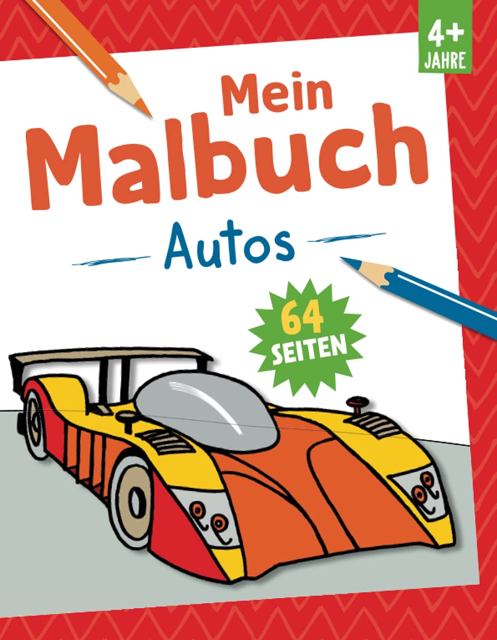 Libro: Mein Malbuch Autos: Ab 4 Jahre. 64 Seiten