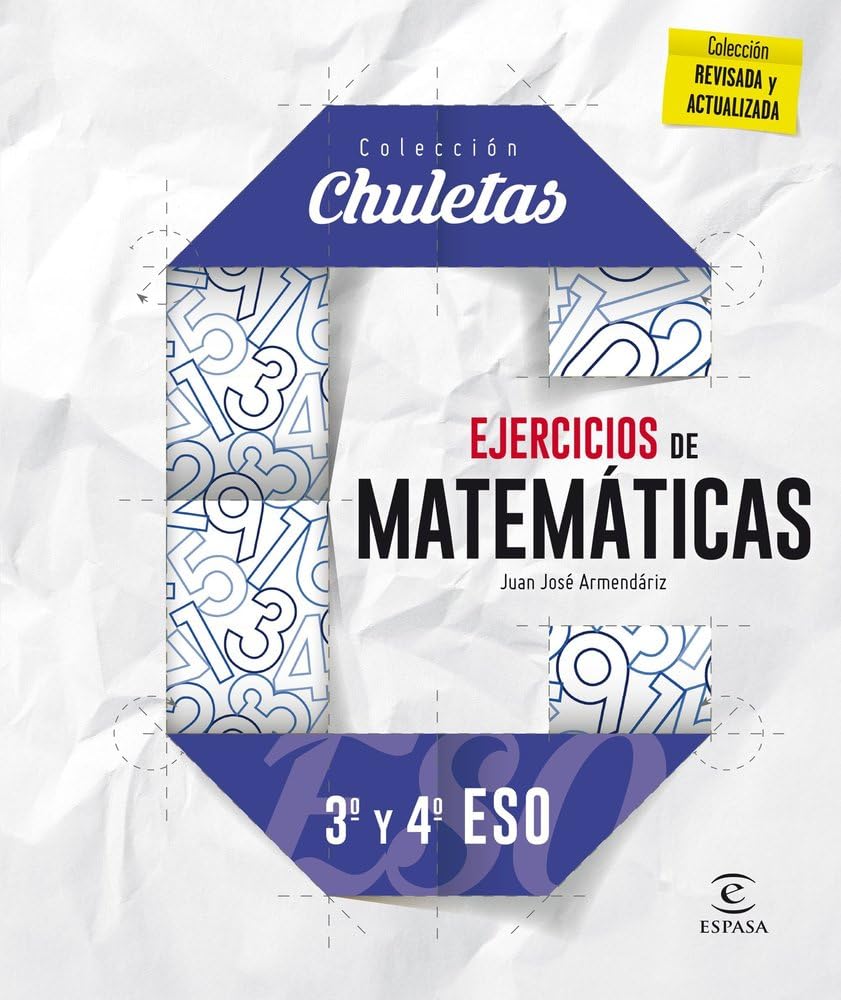 Libro: Ejercicios matemáticas 3º y 4º ESO (CHULETAS)