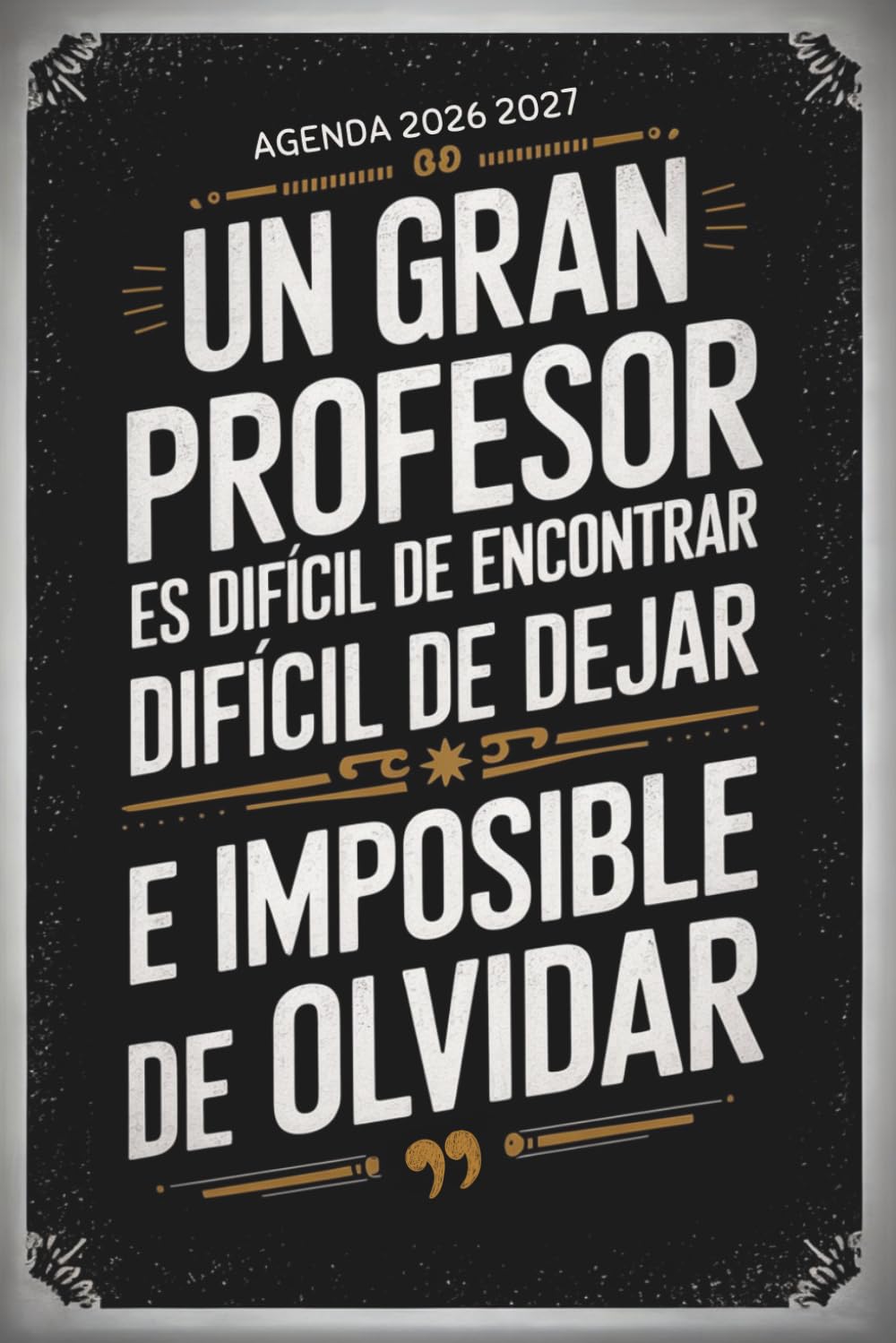 AGENDA PROFESOR 2026 2027: REGALO PROFE