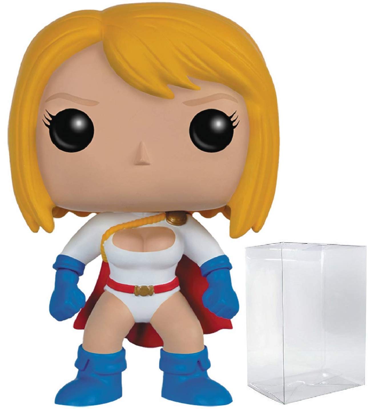 Funko Pop: POP Funko DC Heroes: Power Girl Figura de Vinilo (Bundled with Compatible Box Protector Case), Multicolored, 3.75 Pulgadas