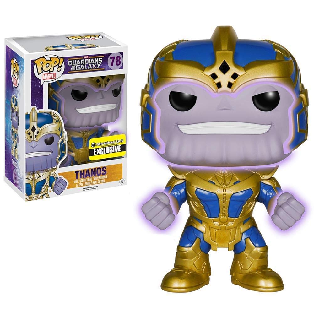 Funko Pop: Guardians of the Galaxy Thanos Glow-in-the-Dark 6-Pulgadas POP Figura de Vinilo