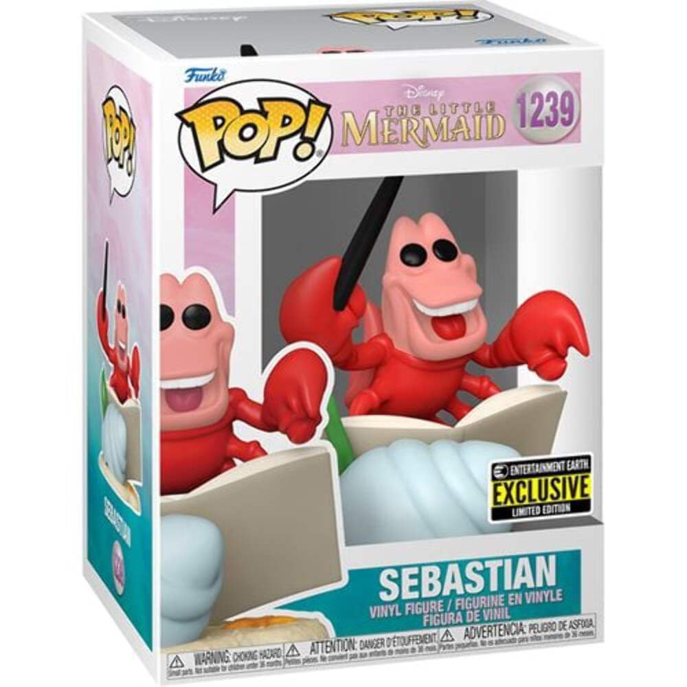 Funko Pop! Disney - The Little Mermaid - Sebastian Figura (Entertainment Earth Exclusivo)