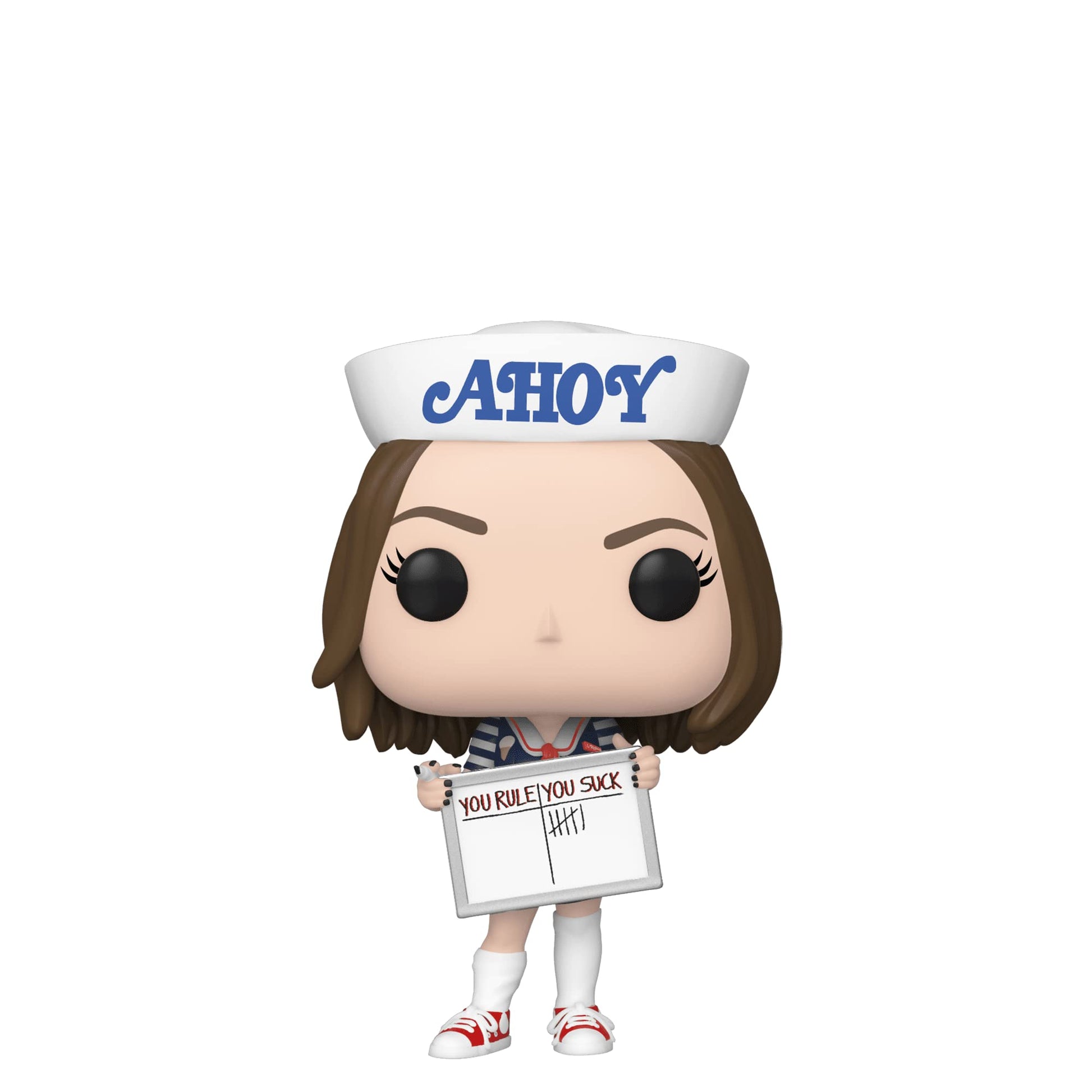 Funko Pop: POP [Stranger Things - Robin Buckley Scoops Ahoy Outfit Funko Figura de Vinilo (Bundled with Compatible Box Protector Case)