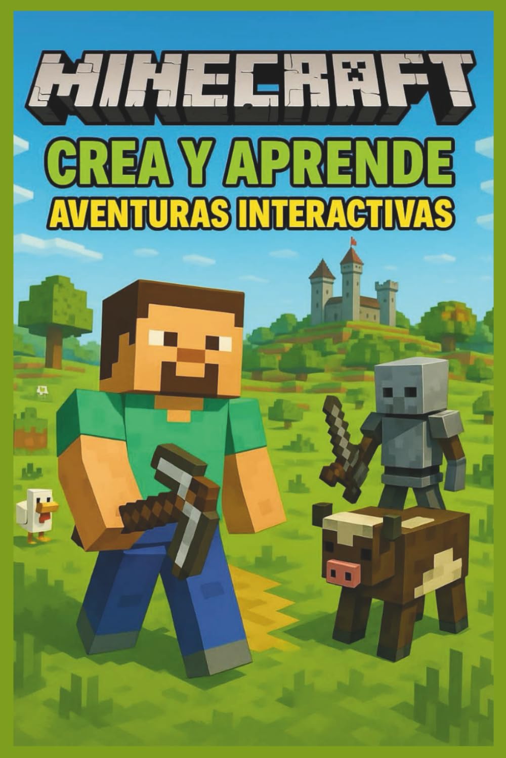 Libro: MINECRAFT CREA Y APRENDE AVENTURAS INTERACTIVAS: "20 desafíos para construir, aprender y divertirse en Minecraft" (Spanish Edition)