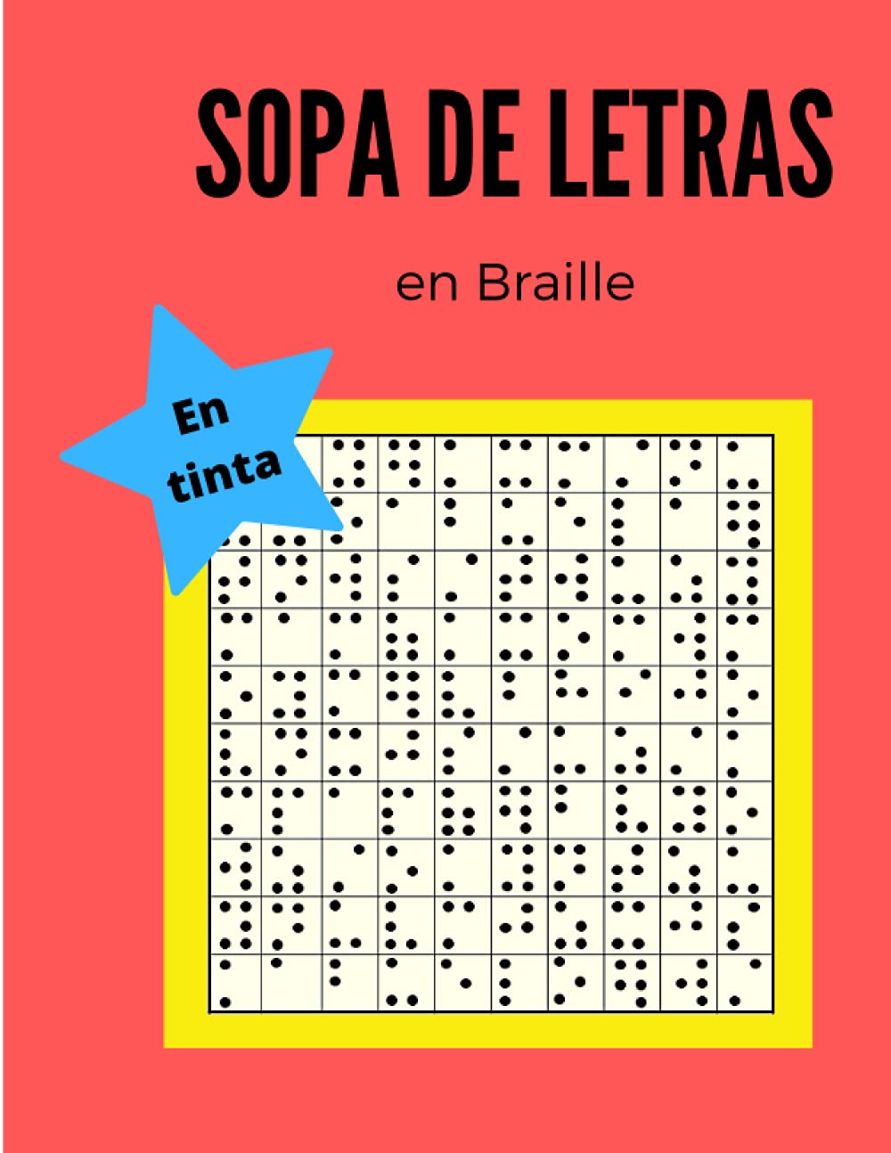 Libro: Sopa de letras en Braille en tinta: Sopa de Letras en Braille en tinta (Spanish Edition)
