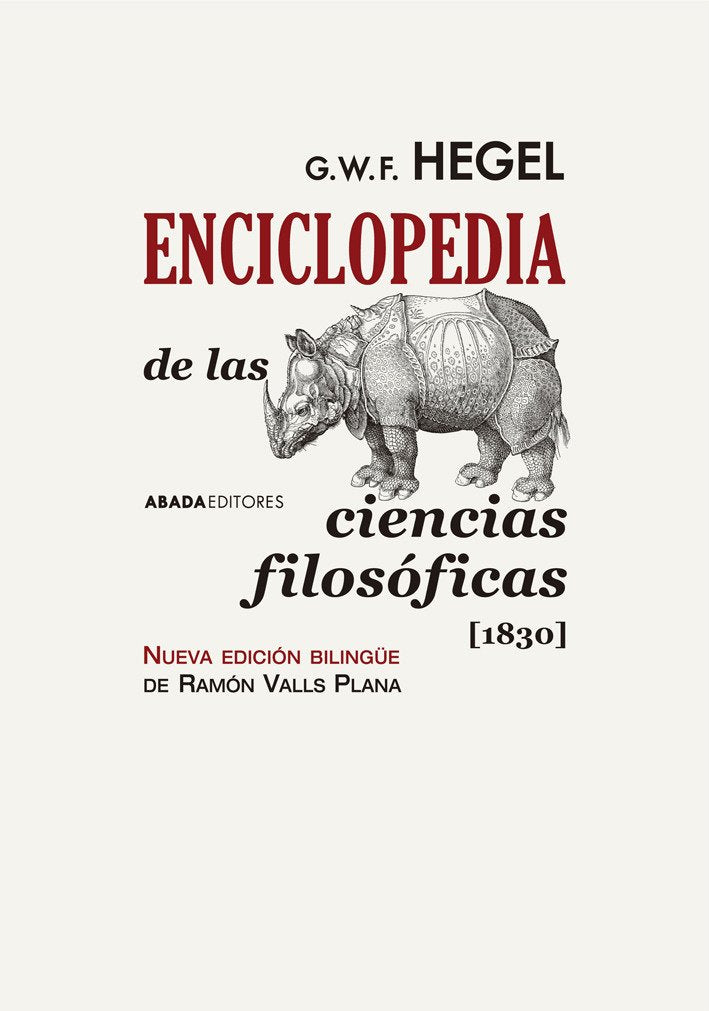 Libro: Enciclopedia de las Ciencias Filosóficas [1830]