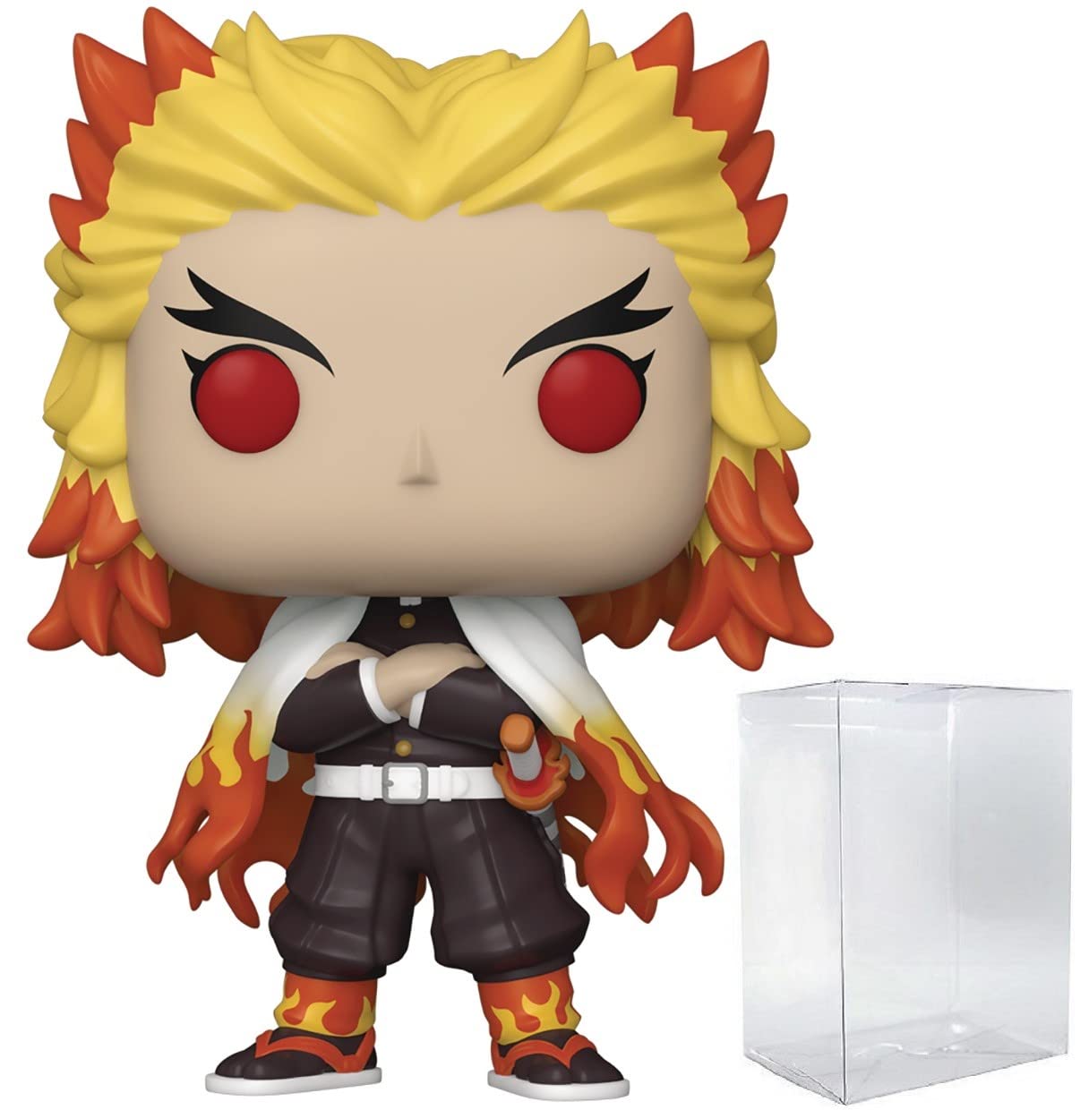 Funko Pop: POP Anime: Kyojuro Rengoku Funko Figura de Vinilo (Bundled with Compatible Box Protector Case), Multicolor, 3.75 Pulgadas