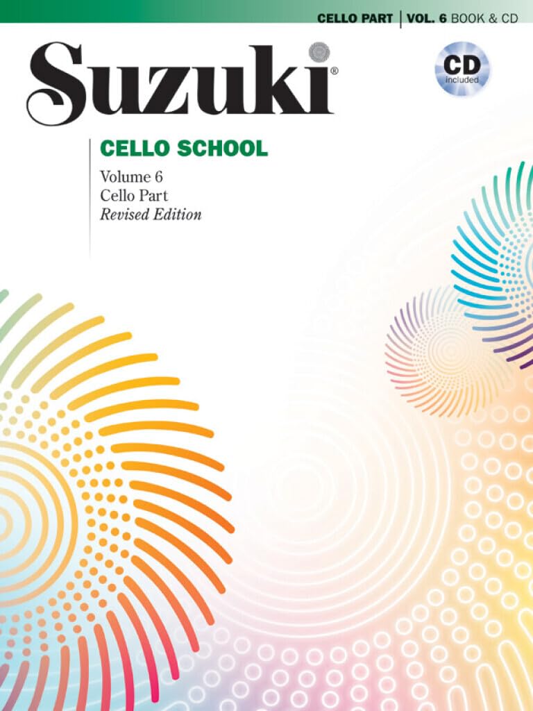 Libro: Suzuki Cello School, Vol 6: Cello Part, Book & CD