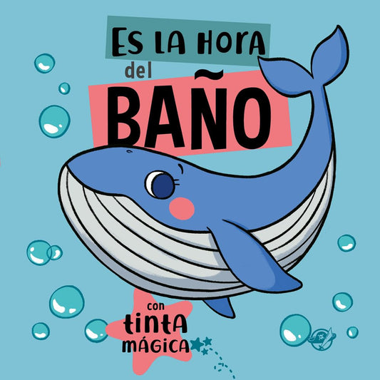 Cuentos para bebés - Es la hora del baño: Libro para la bañera interactivo para bebés entre 0 y 36 meses. ¡Con tinta mágica que aparece cuando mojas ... aparece cuando mojas los animales con agua!