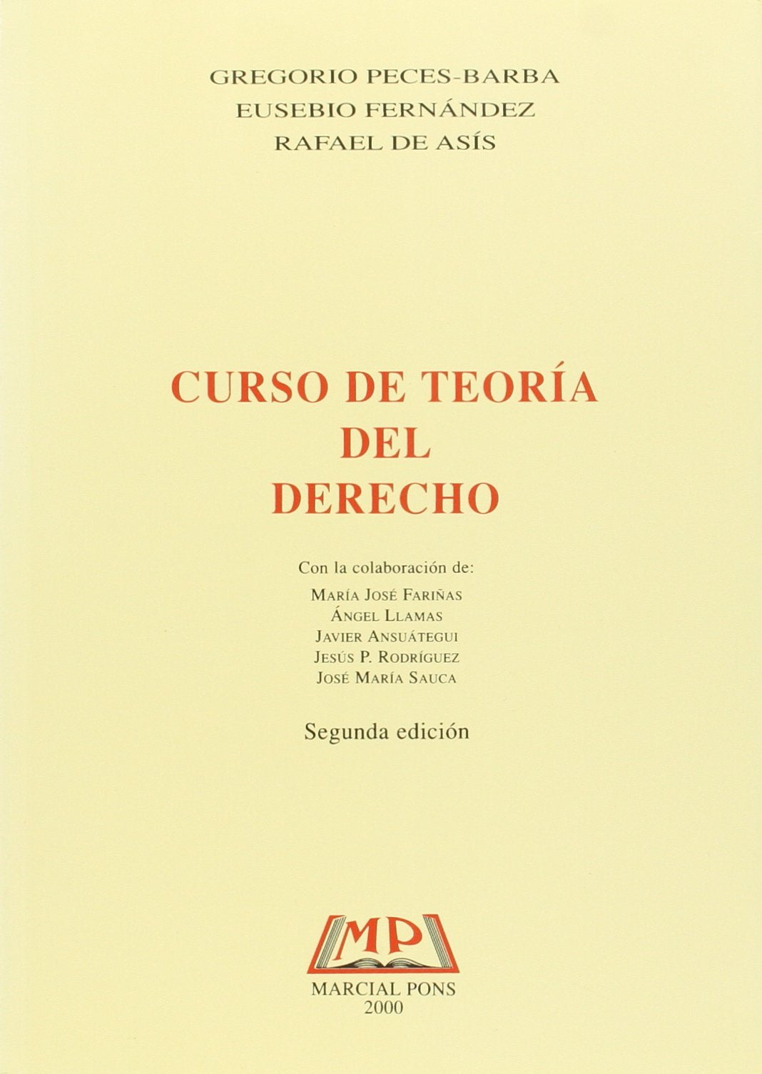Libro: Curso de teoría del derecho