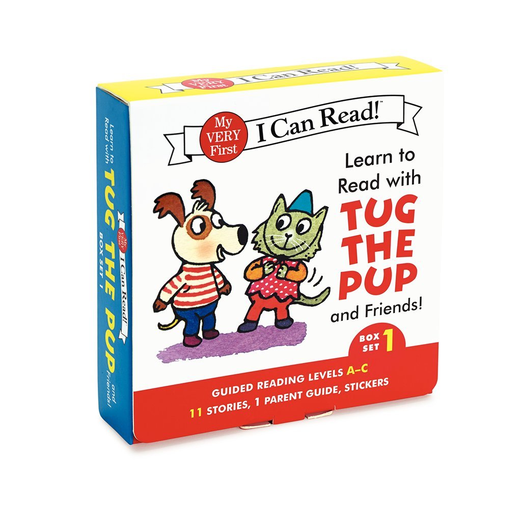 Libro: Learn to Read with Tug the Pup and Friends! Box Set 1: A Box of 11 stories, 1 parent guide, and reward stickers for Beginning Readers; Reading Level A-C (My Very First I Can Read)