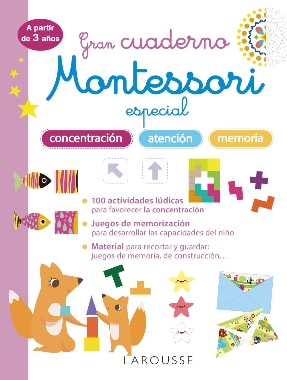 Libro: Gran cuaderno Montessori especial concentración, atención y memoria. A partir de 3 años