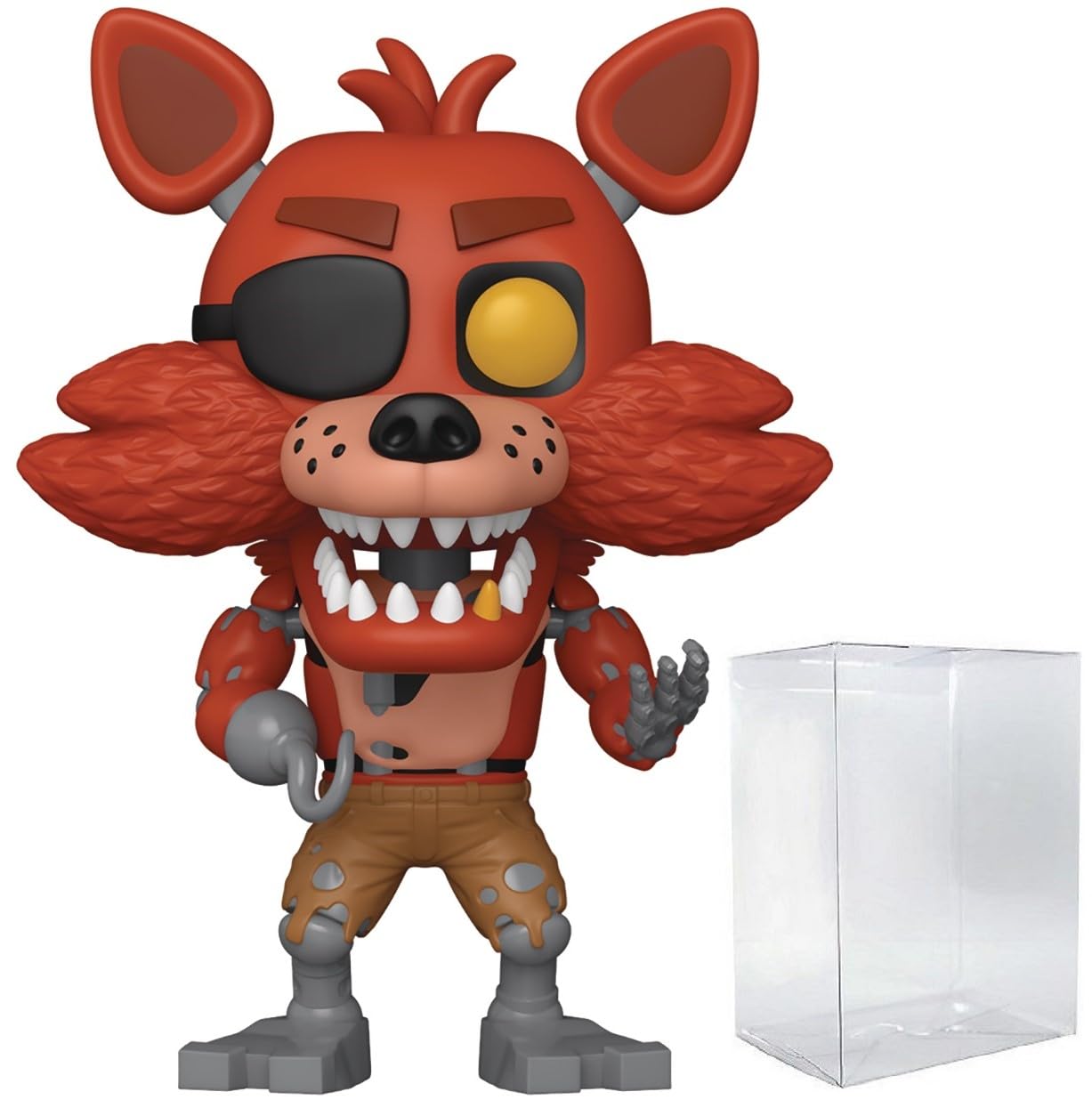 Funko Pop: POP Games: Five Nights at Freddy's 10th Anniversary - Foxy Funko Figura de Vinilo (Bundled with Compatible Box Protector Case), Multicolor, 3.75 Pulgadas