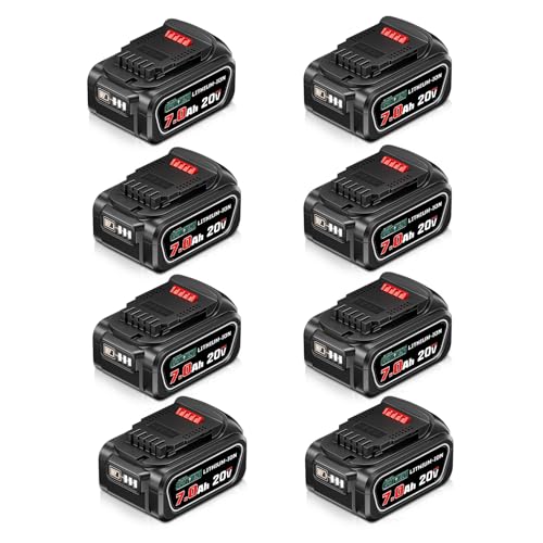 VANTTECH---Batería-de-repuesto-de-7,0-Ah-para-DeWalt-20-V-Max-(iones-de-litio),-compatible-con-DeWalt-DCB200,-DCB201,-DCB203,-DCB204,-DCB206,-DCB180,-DCB181,-serie-20-V-(paquete-de-8)
