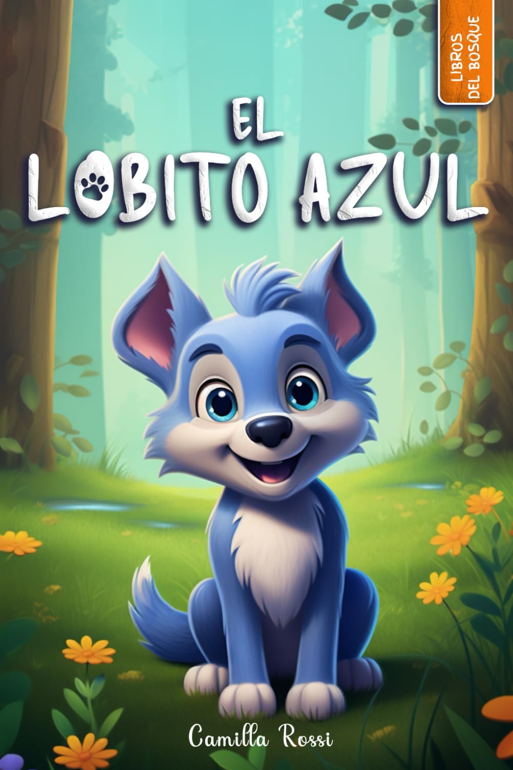 El lobito azul: Libro infantil ilustrado (Las Aventuras del Pequeño Lobo Azul)
