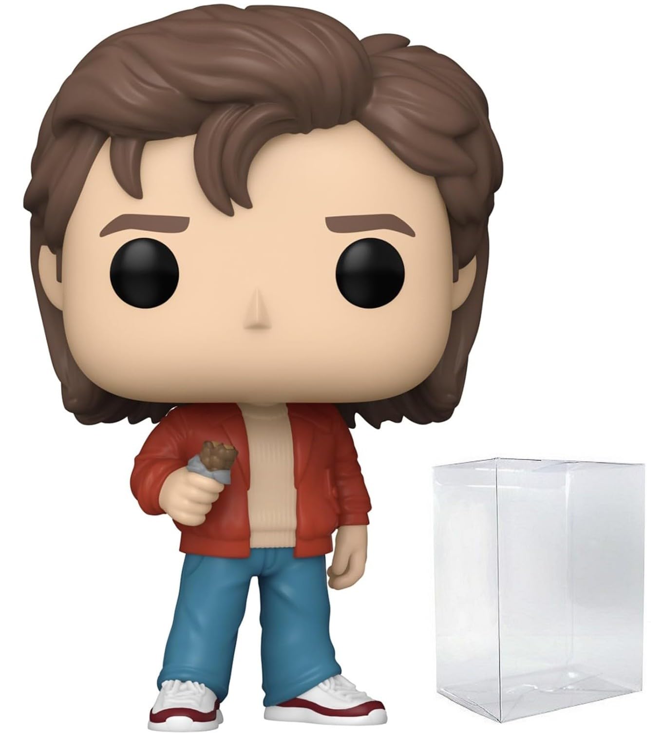 Funko Pop: POP Funko TV: Stranger Things - Steve Harrington (Season 5) Figura de Vinilo Bundled Box Protector Case, Multicolor, 3.75 Pulgadas