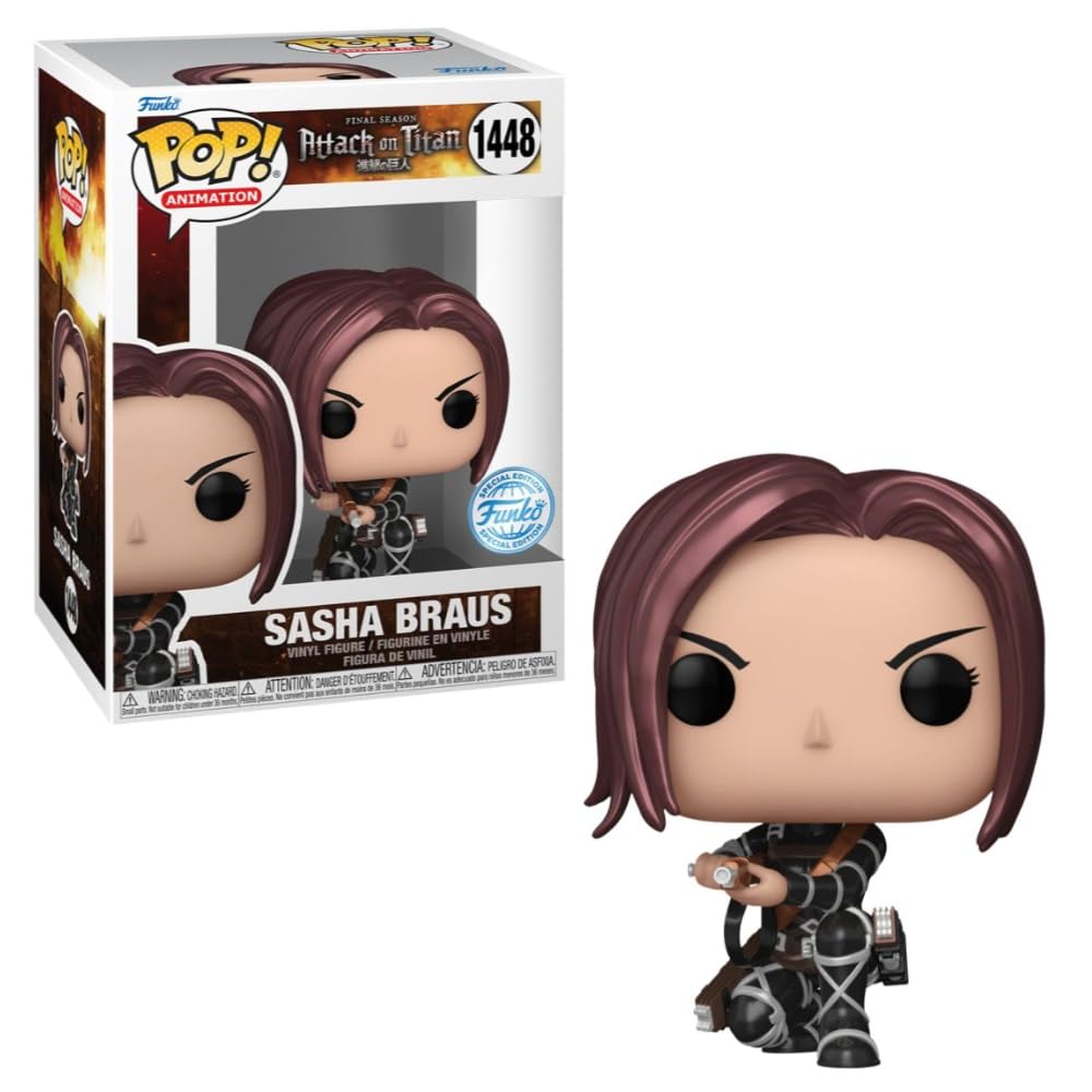 Funko Pop: Pop! Ataque a los Titanes - Sasha Braus Metálico Special Edition