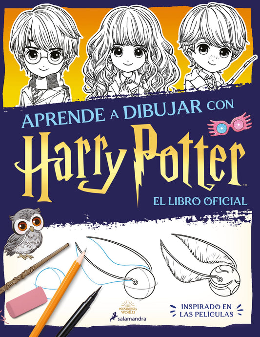 Aprende a dibujar con Harry Potter (libro oficial) (Harry Potter): Inspirado en las películas