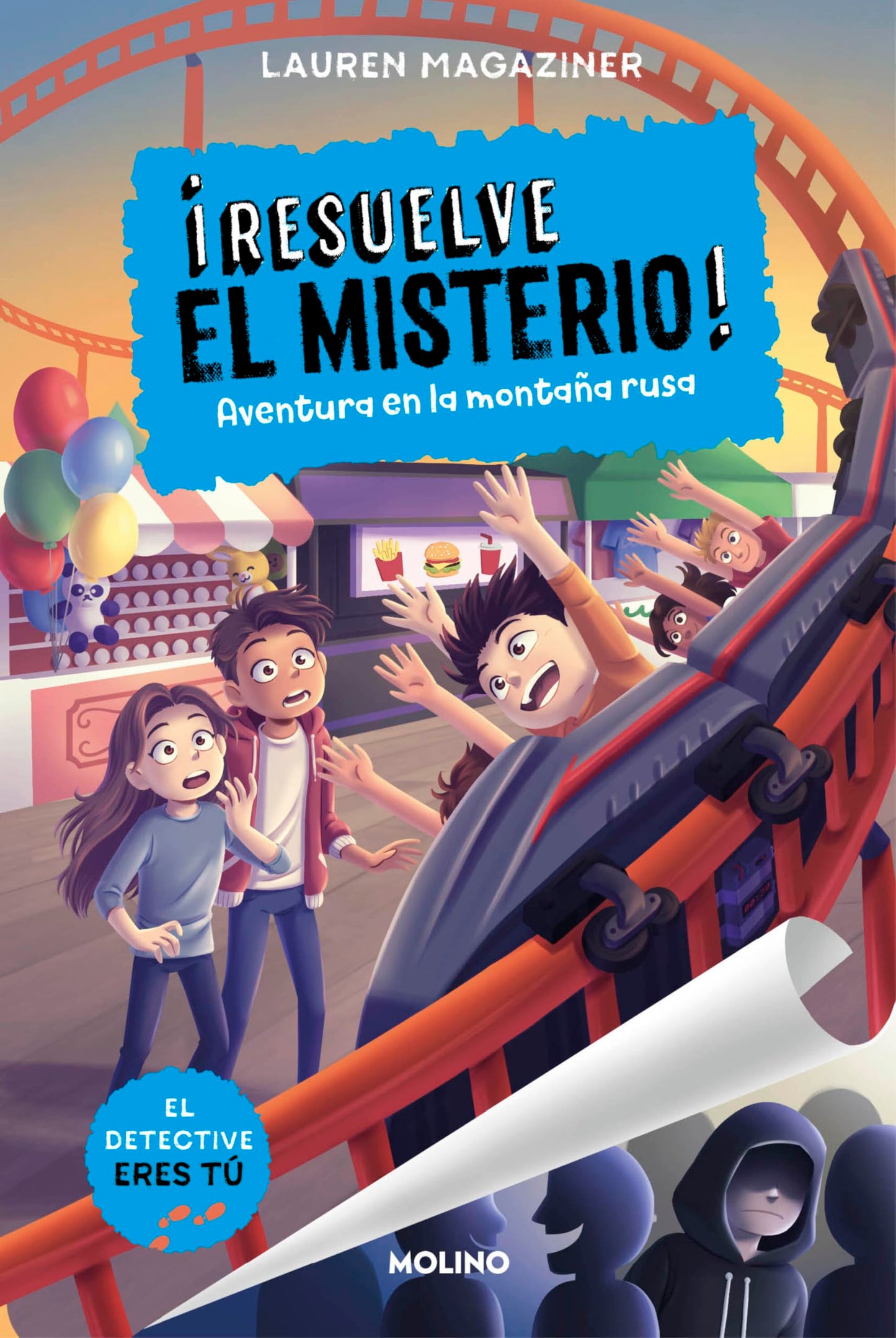 Libro: ¡Resuelve el misterio! 8 - Aventura en la montaña rusa (Colección Resuelve el misterio)