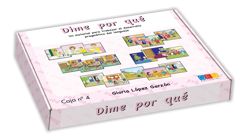 Libro: Dime por qué caja numéro 4 / Editorial GEU / Educación Especial / Mejora la comprensión entre diferentes causas y efectos / Con tarjetas ilustradas
