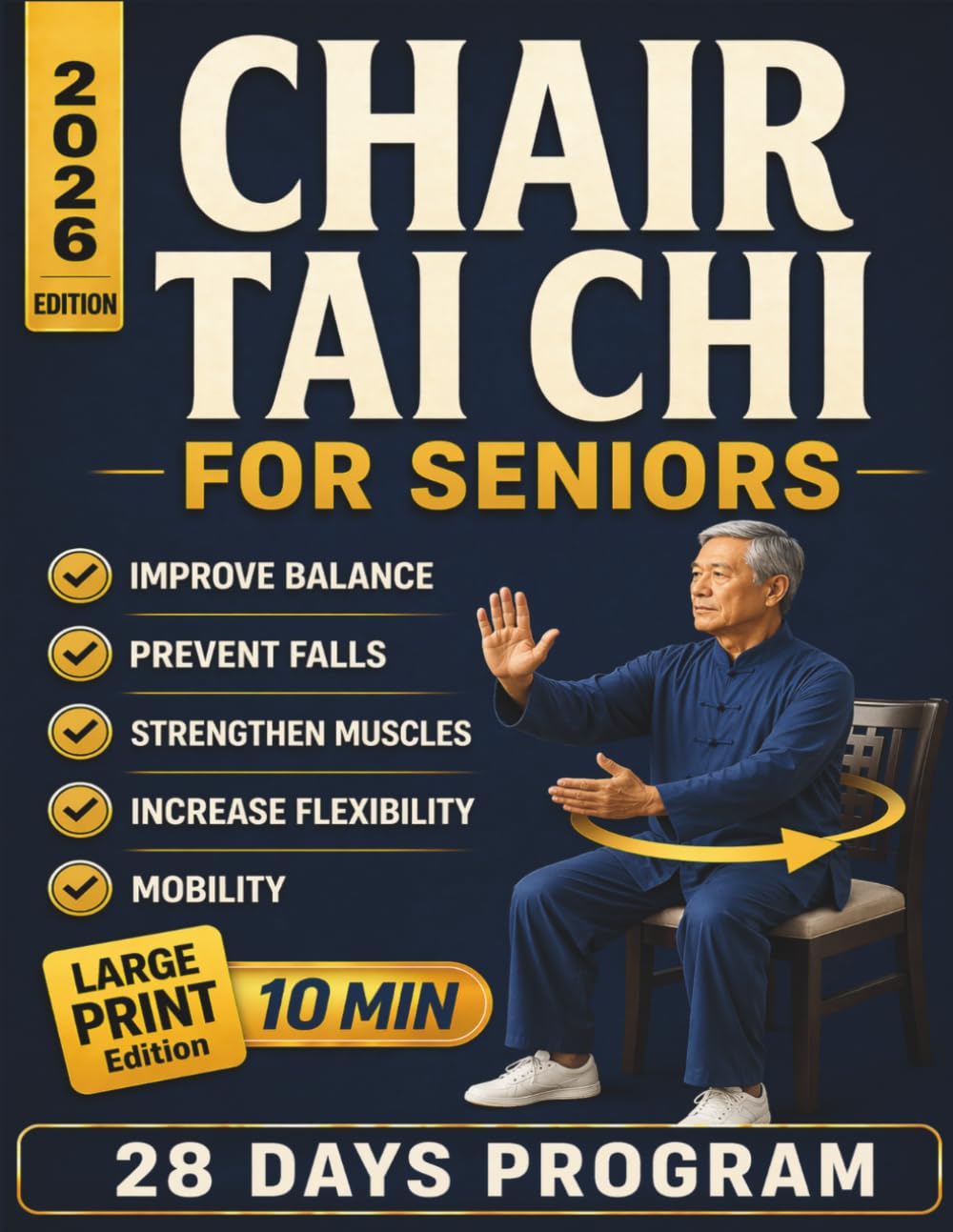 Libro: Chair Tai Chi for Seniors Over 60: Low-Impact Seated Tai Chi Exercises to Improve Balance, Prevent Falls, Increase Flexibility and Mobility with Gentle Daily Workouts for Healthy Aging