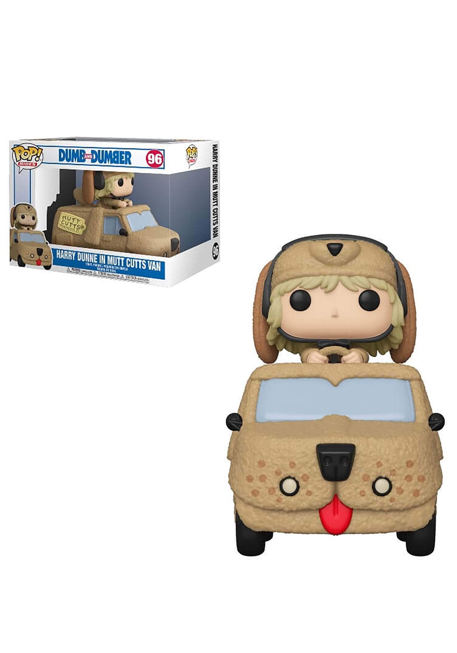 Funko Pop! Ride: Dumb & Dumber - Harry with Mutt Cutts Van Figura de Vinilo
