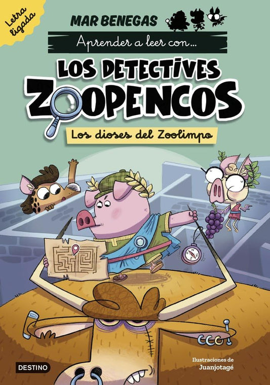 Aprender a leer con... Los Detectives Zoopencos Letra ligada 2. Los dioses del Z: En letra LIGADA para aprender a leer (libros para niños a partir de 5 años). Elige tu propia historia