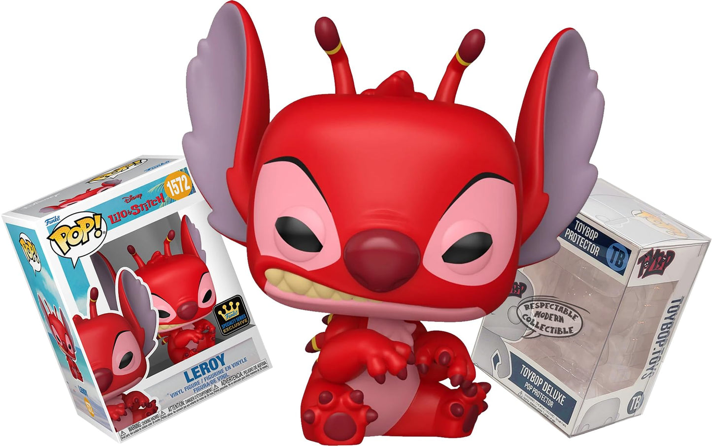 Funko Specialty Series Leroy + Pop Protector: Lilo & Stitch Pop! Disney Figura de Vinilo (Bundled with ToyBop Brand Box Protector Collector Case Gift Set)