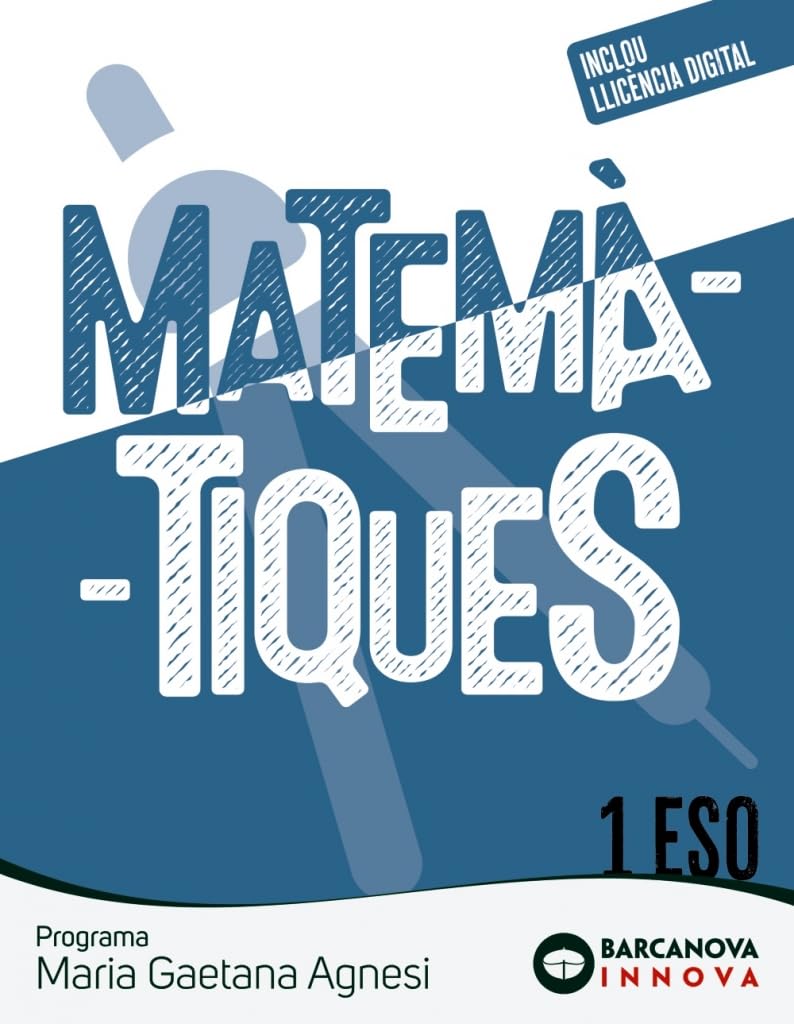 Libro: Maria Gaetana Agnesi 1 ESO. Matemàtiques (Innova 2)