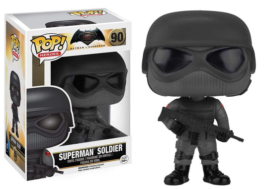 Funko POP Heroes: Batman vs Superman - Superman Soldier Figura de Acción