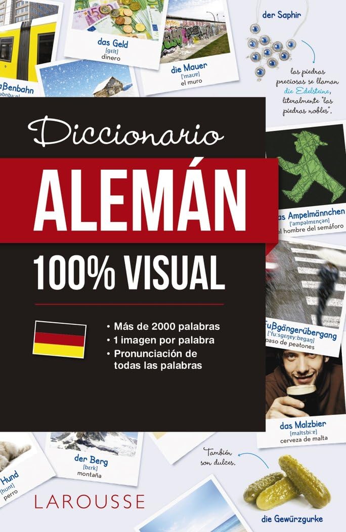Libro: Diccionario de alemán 100% Visual (LAROUSSE - Diccionarios Visuales)
