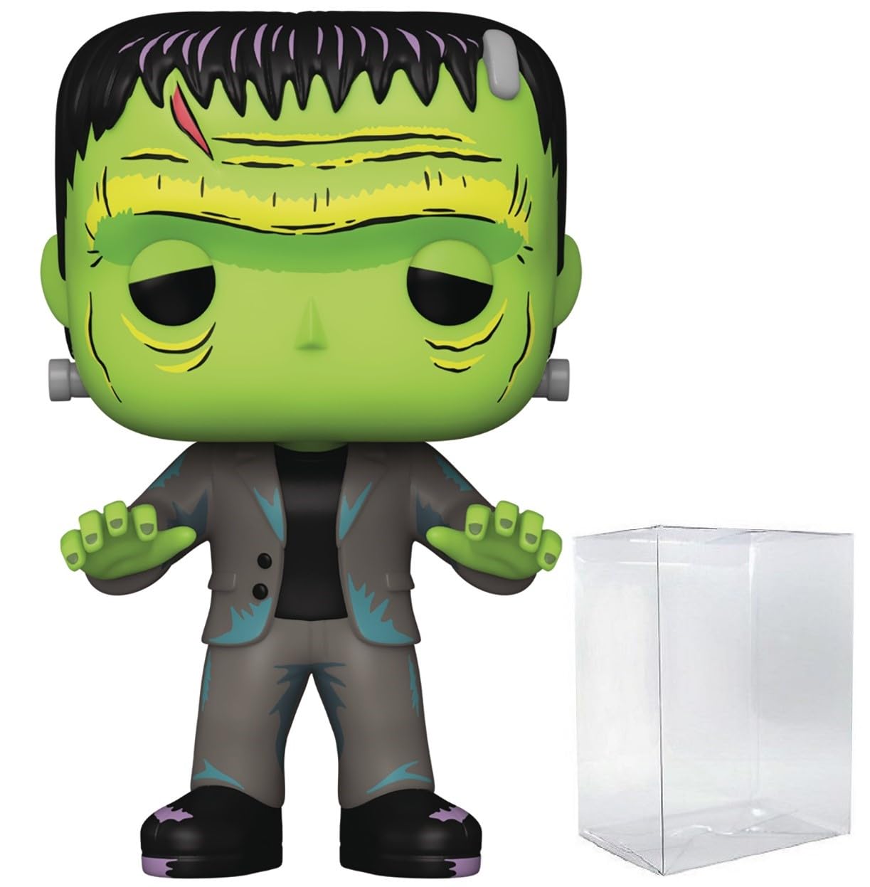 Funko Pop: POP Movies: Universal Monsters - Frankenstein Funko Figura de Vinilo (Bundled with Compatible Box Protector Case) Multicolored 3.75 Pulgadas