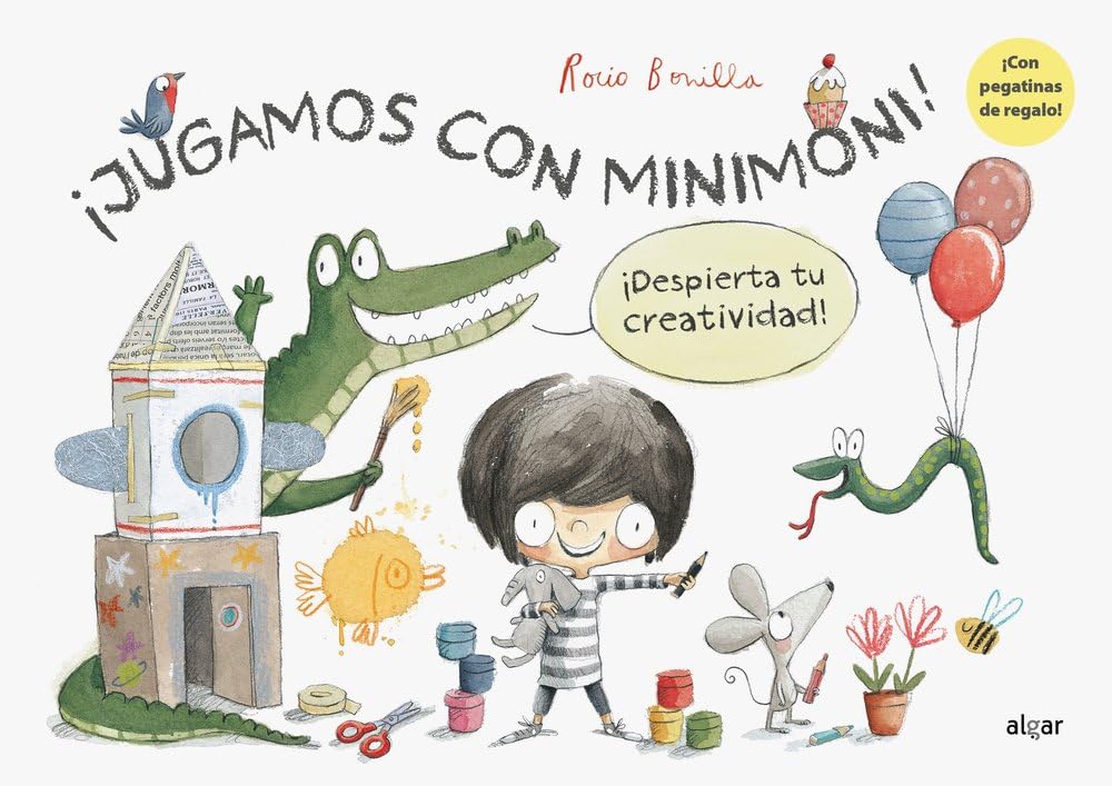 Libro: ¡Jugamos con Minimoni! ¡Despierta tu creatividad!: ¡Despierta tu creatividad!