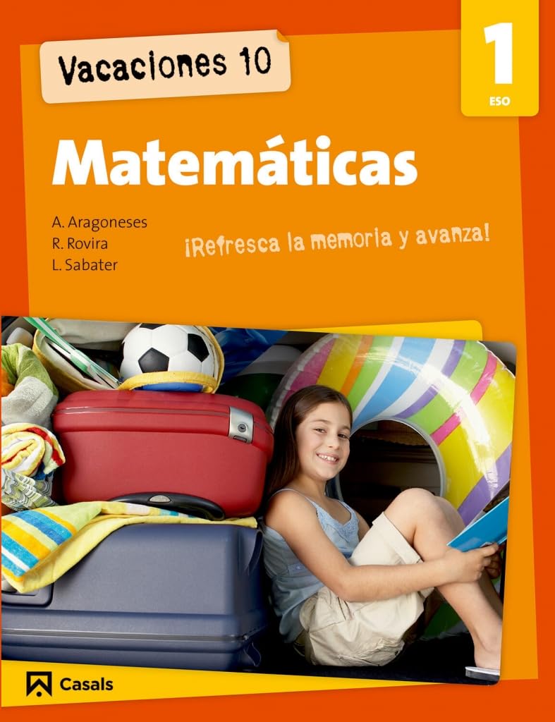 Libro: Vacaciones 10. Matemáticas 1 ESO