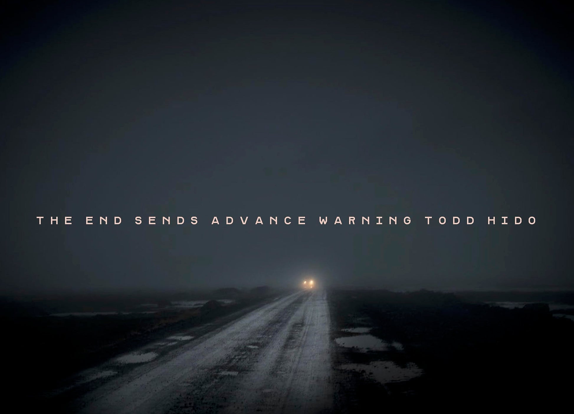 Libro: Todd Hido The End Sends Advance Warning /anglais
