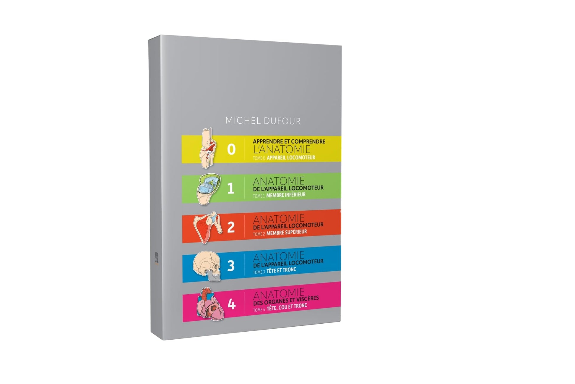 Libro: Apprendre et comprendre l'anatomie: Coffret en 5 volumes : Tome 0, Appareil locomoteur ; Tome 1, Membre inférieur ; Tome 2, Membre supérieur ; Tome 3, Tête et tronc ; Tome 4, Tête, cou et tronc