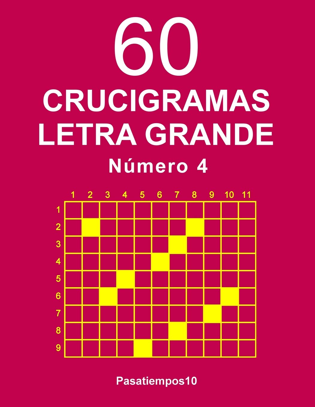 Libro: 60 Crucigramas Letra Grande Número 4