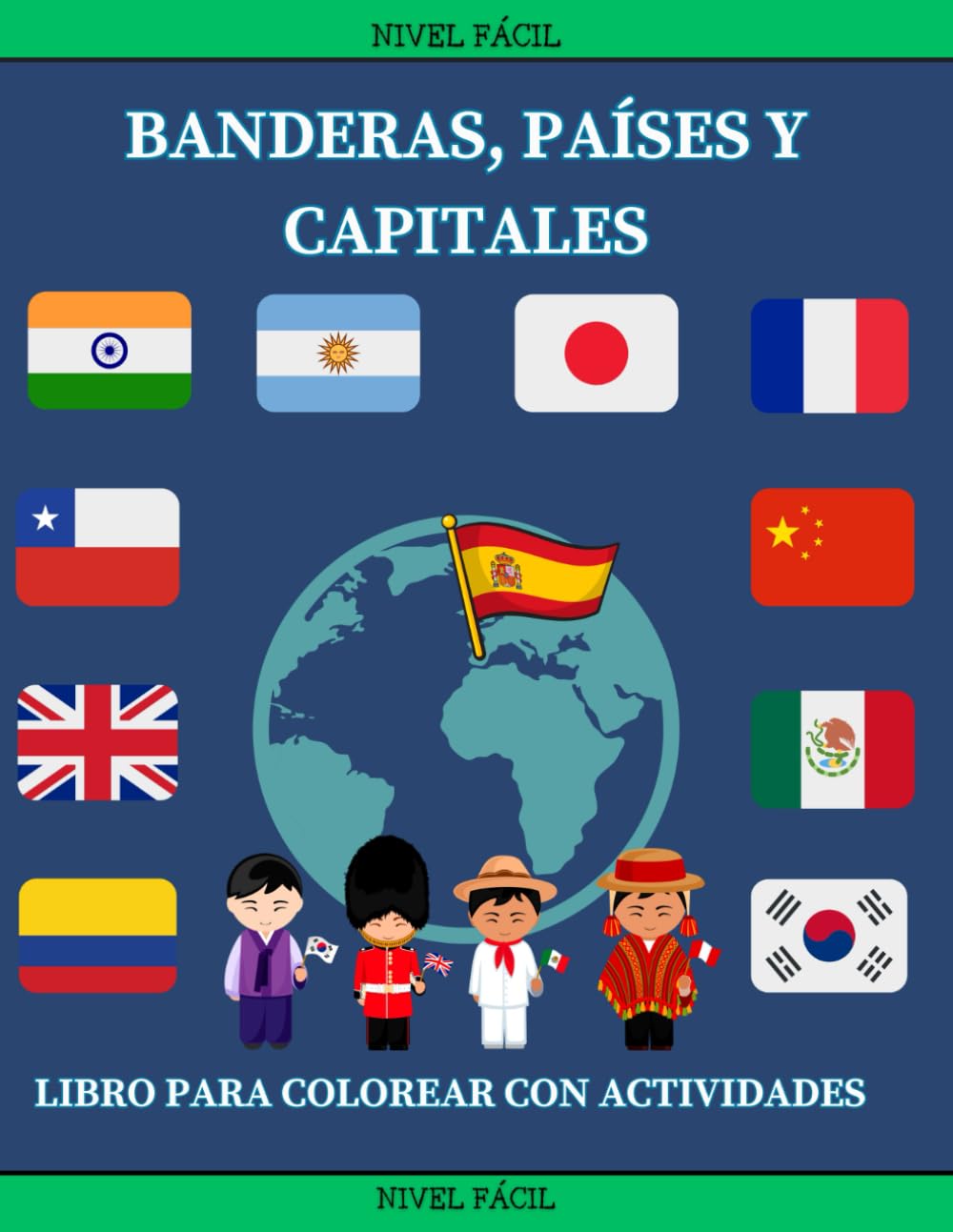 Libro: BANDERAS, PAISES Y CAPITALES (Banderas, países y capitales.) (Spanish Edition)