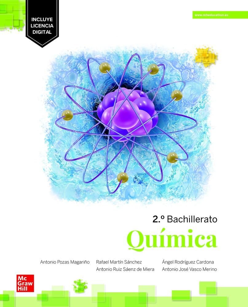 Libro: Qumica Bachillerato 2 (LOMLOE)