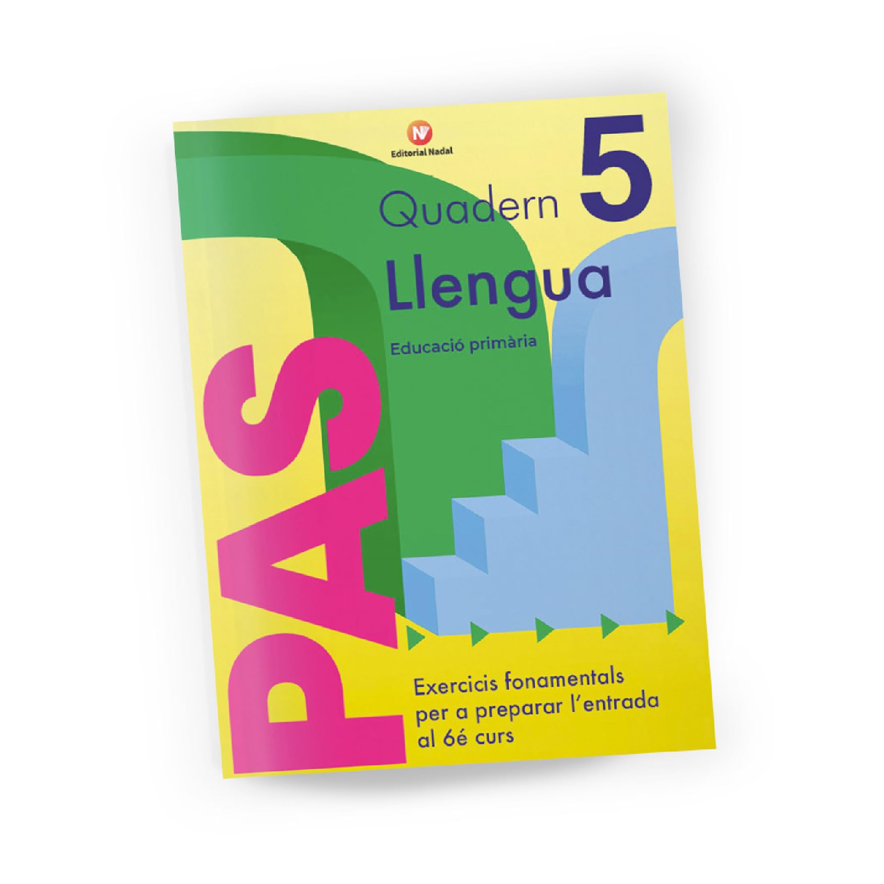 Libro: Pas Llengua 5 - Quadern de Llengua Valenciana per a Cinquè de Primària, 10 a 11 Anys: Exercicis, Repàs i Solucionari per Desenvolupar en 10 Minuts al Dia
