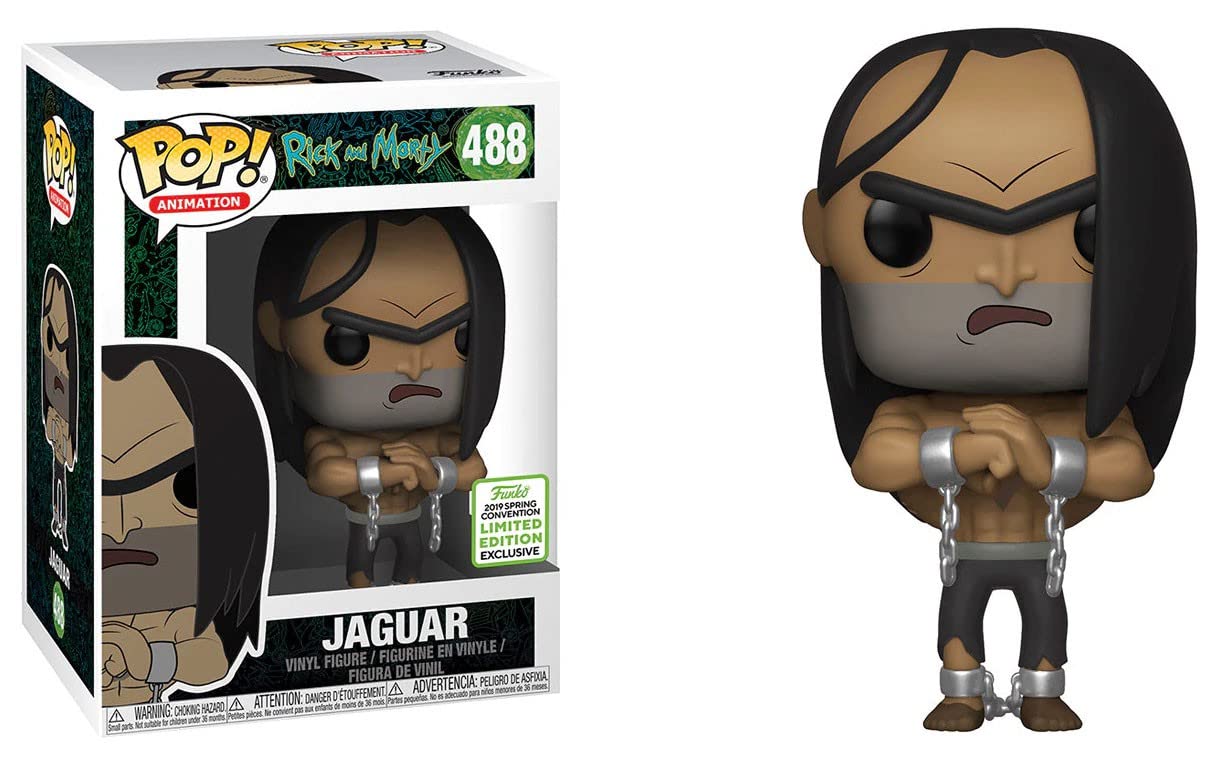 Funko Pop: POP! Funko Rick and Morty Jaguar #488 ECCC Shared Sticker